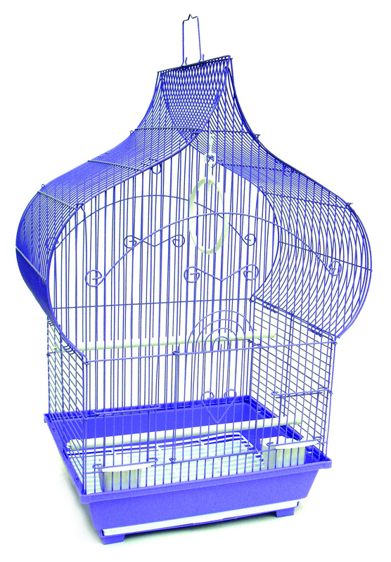 YML A1104BLK Round Top Style Small Parakeet Cage 11 x 9 x 16